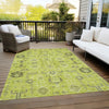 Piper Looms Chantille Oriental ACN697 Aloe Area Rug