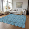 Piper Looms Chantille Oriental ACN697 Blue Area Rug