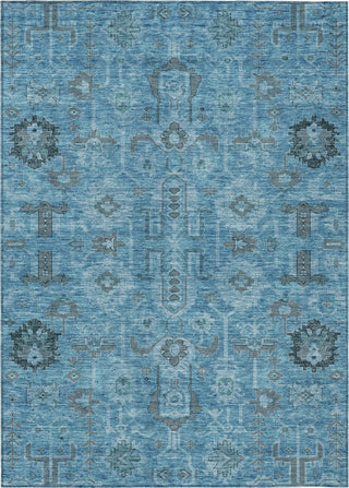 Piper Looms Chantille Oriental ACN697 Blue Area Rug