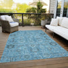 Piper Looms Chantille Oriental ACN697 Blue Area Rug