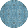 Piper Looms Chantille Oriental ACN697 Blue Area Rug