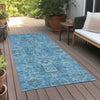 Piper Looms Chantille Oriental ACN697 Blue Area Rug