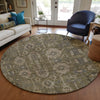 Piper Looms Chantille Oriental ACN697 Brown Area Rug