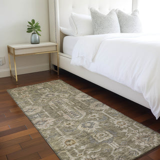 Piper Looms Chantille Oriental ACN697 Brown Area Rug