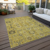 Piper Looms Chantille Oriental ACN697 Gold Area Rug