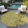 Piper Looms Chantille Oriental ACN697 Gold Area Rug