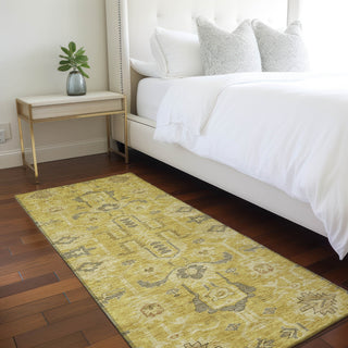 Piper Looms Chantille Oriental ACN697 Gold Area Rug