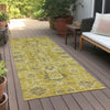 Piper Looms Chantille Oriental ACN697 Gold Area Rug
