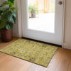 Piper Looms Chantille Oriental ACN697 Gold Area Rug