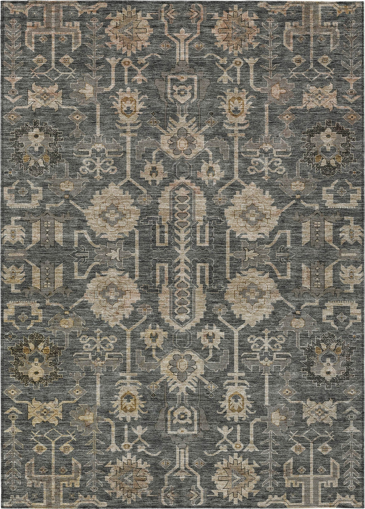 Piper Looms Chantille Oriental ACN697 Gray Area Rug