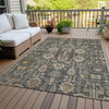 Piper Looms Chantille Oriental ACN697 Gray Area Rug