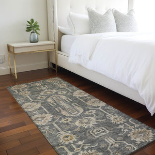 Piper Looms Chantille Oriental ACN697 Gray Area Rug