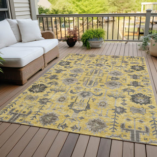 Piper Looms Chantille Oriental ACN697 Honey Area Rug