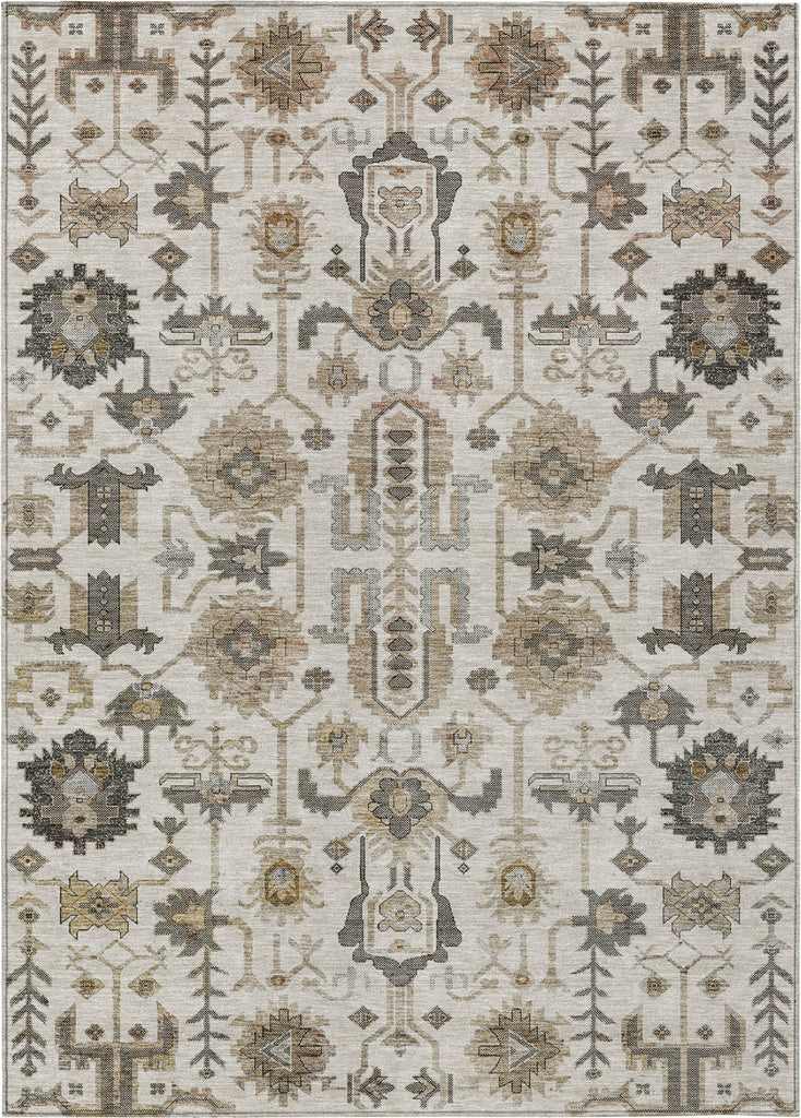 Piper Looms Chantille Oriental ACN697 Ivory Area Rug