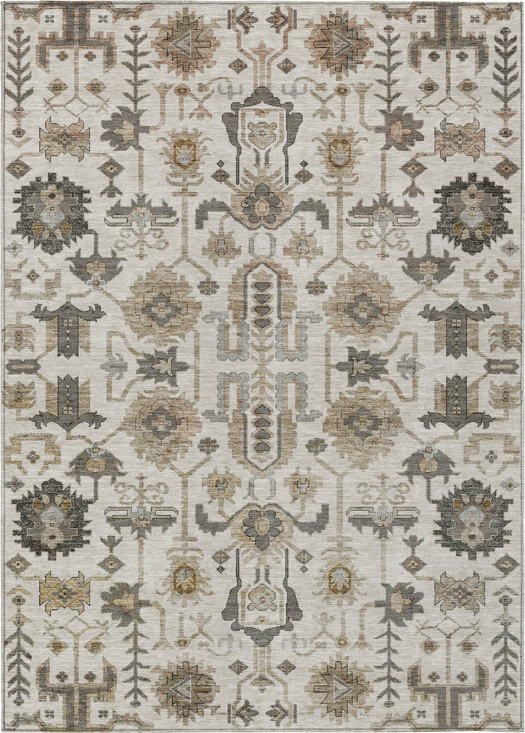 Piper Looms Chantille Oriental ACN697 Ivory Area Rug – Incredible Rugs ...
