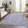 Piper Looms Chantille Oriental ACN697 Lavender Area Rug Lifestyle Image Feature