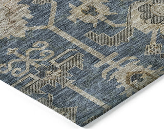 Piper Looms Chantille Oriental ACN697 Navy Area Rug