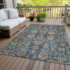 Piper Looms Chantille Oriental ACN697 Navy Area Rug