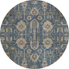 Piper Looms Chantille Oriental ACN697 Navy Area Rug