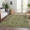 Piper Looms Chantille Oriental ACN697 Olive Area Rug Lifestyle Image Feature