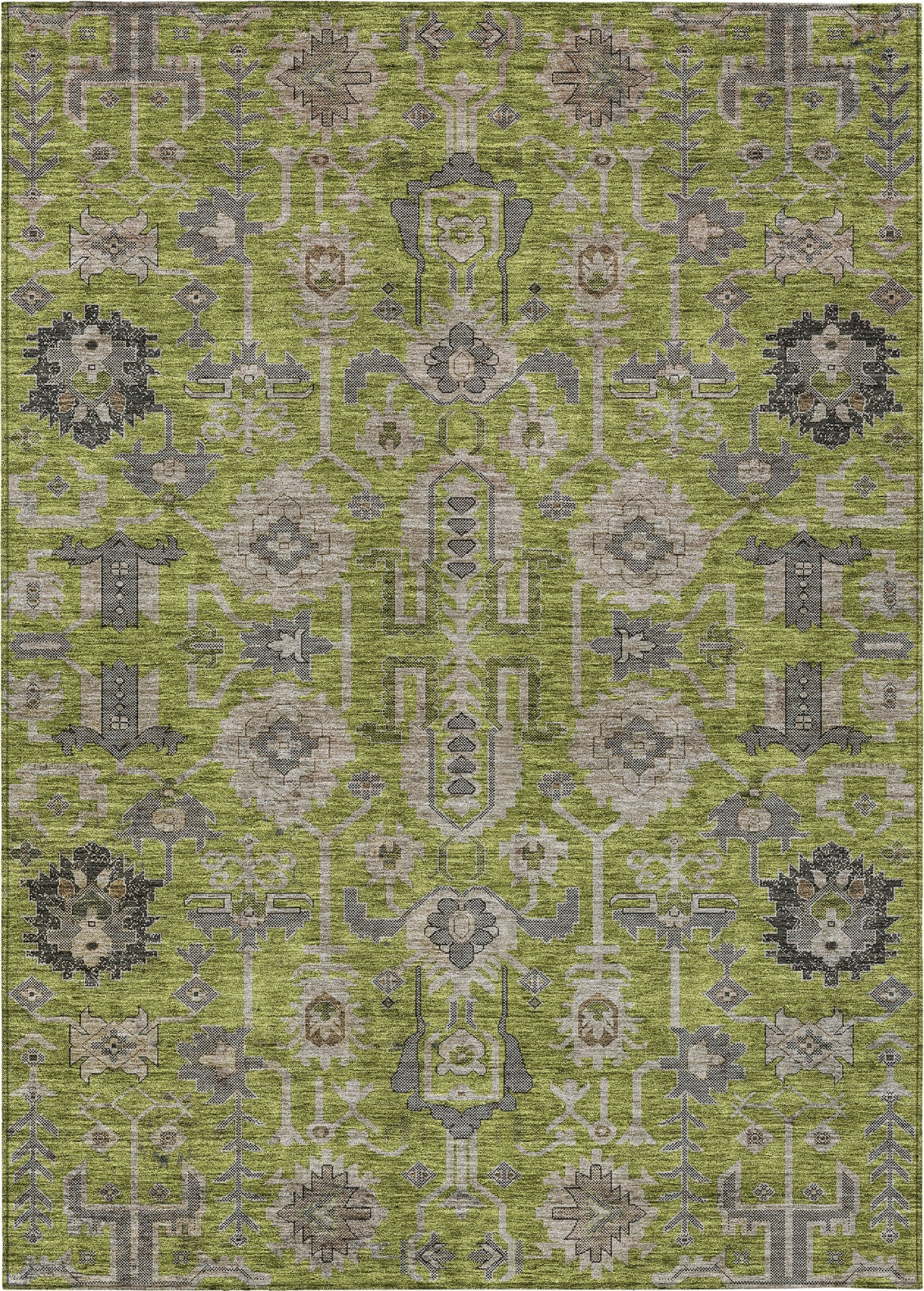 Piper Looms Chantille Oriental ACN697 Olive Area Rug