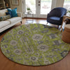 Piper Looms Chantille Oriental ACN697 Olive Area Rug