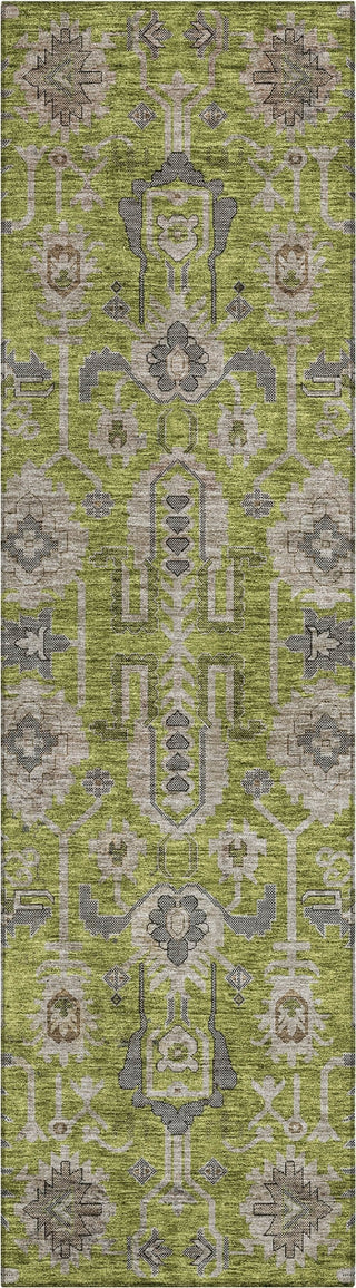 Piper Looms Chantille Oriental ACN697 Olive Area Rug