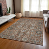 Piper Looms Chantille Oriental ACN697 Paprika Area Rug