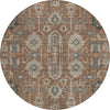 Piper Looms Chantille Oriental ACN697 Paprika Area Rug