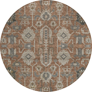 Piper Looms Chantille Oriental ACN697 Paprika Area Rug