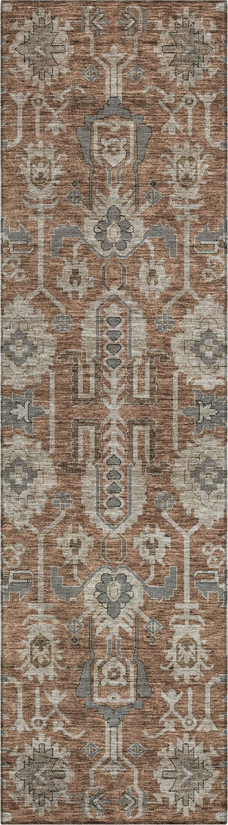 Piper Looms Chantille Oriental ACN697 Paprika Area Rug