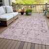 Piper Looms Chantille Oriental ACN697 Pink Area Rug