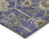 Piper Looms Chantille Oriental ACN697 Purple Area Rug