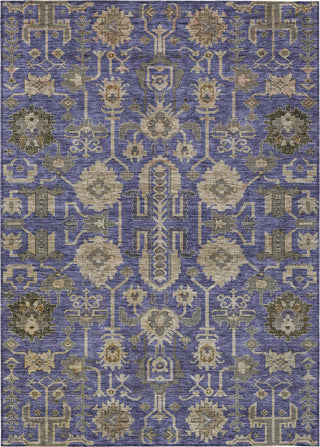 Piper Looms Chantille Oriental ACN697 Purple Area Rug