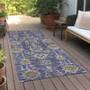 Piper Looms Chantille Oriental ACN697 Purple Area Rug