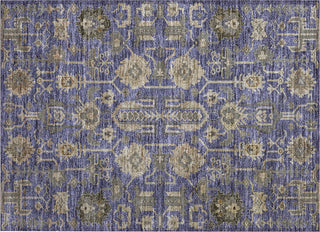 Piper Looms Chantille Oriental ACN697 Purple Area Rug