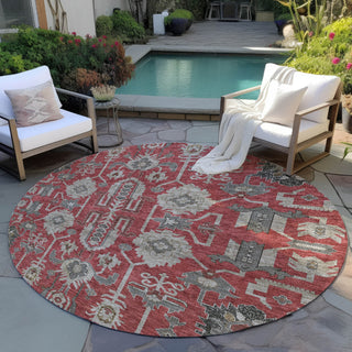 Piper Looms Chantille Oriental ACN697 Red Area Rug