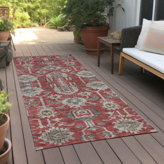 Piper Looms Chantille Oriental ACN697 Red Area Rug