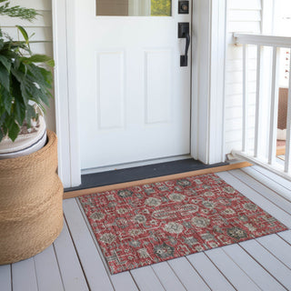 Piper Looms Chantille Oriental ACN697 Red Area Rug