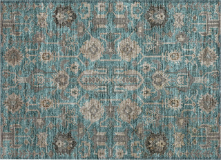 Piper Looms Chantille Oriental ACN697 Teal Area Rug