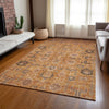 Piper Looms Chantille Oriental ACN697 Terracotta Area Rug