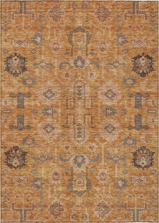 Piper Looms Chantille Oriental ACN697 Terracotta Area Rug