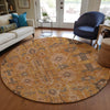 Piper Looms Chantille Oriental ACN697 Terracotta Area Rug