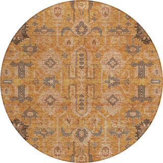 Piper Looms Chantille Oriental ACN697 Terracotta Area Rug