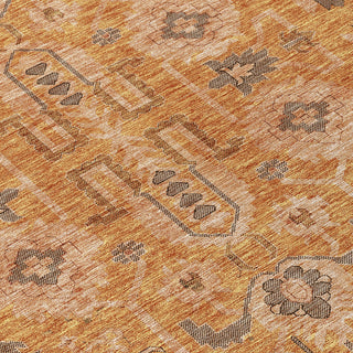 Piper Looms Chantille Oriental ACN697 Terracotta Area Rug