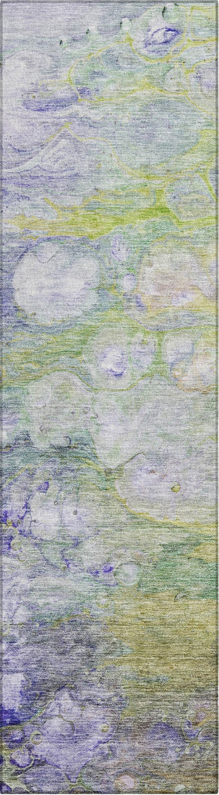 Piper Looms Chantille Abstract ACN698 Aloe Area Rug