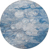 Piper Looms Chantille Abstract ACN698 Blue Area Rug