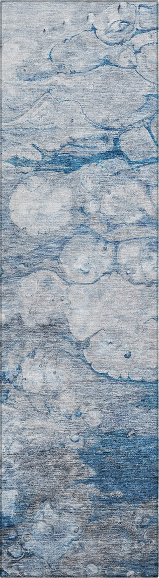 Piper Looms Chantille Abstract ACN698 Blue Area Rug