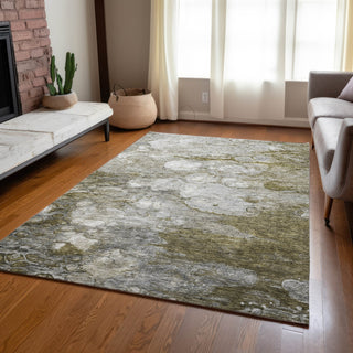 Piper Looms Chantille Abstract ACN698 Brown Area Rug