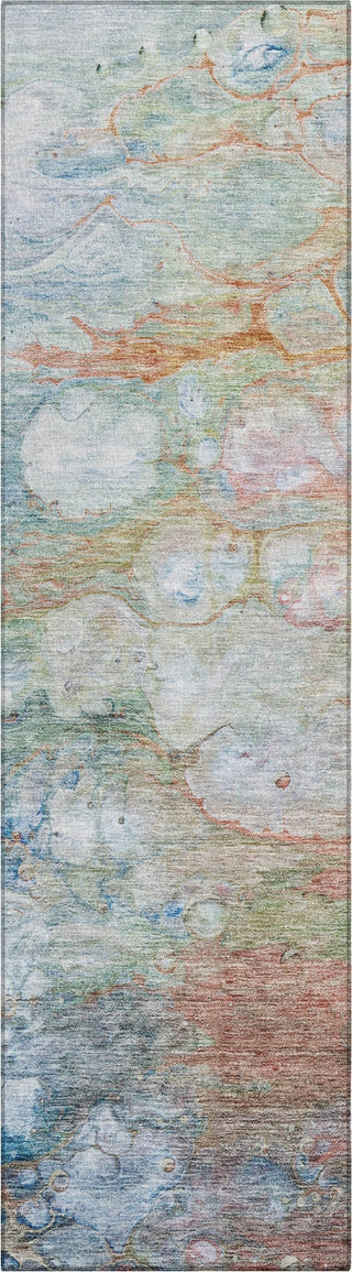 Piper Looms Chantille Abstract ACN698 Coral Area Rug